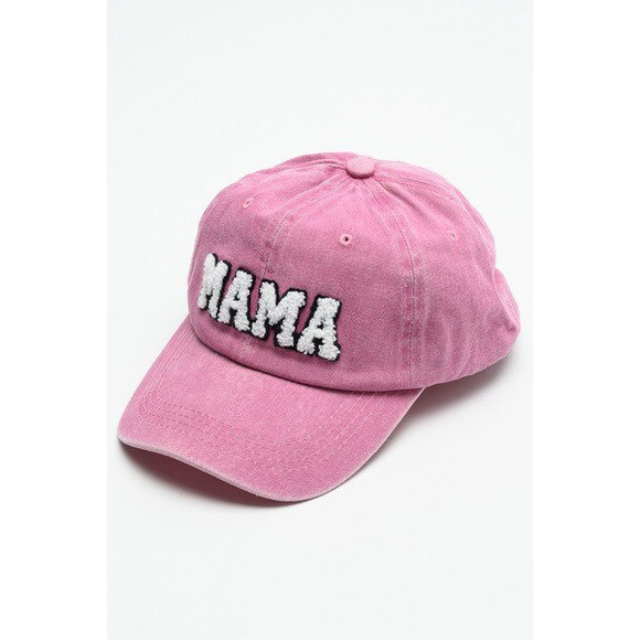 Pink 'MAMA' Embroidered Women's Cap - Picture 2 of 6